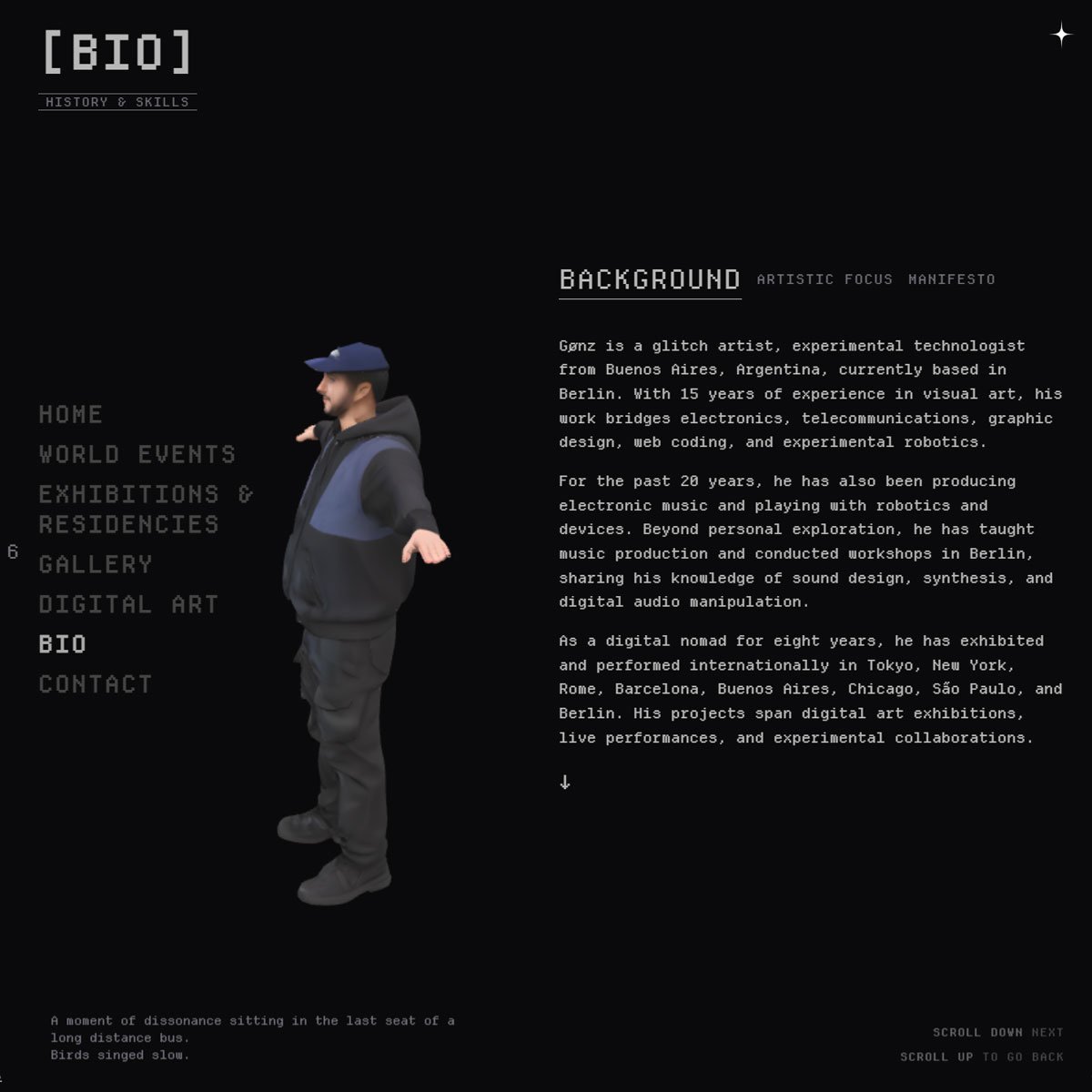 Gonz Creative Technologist Website